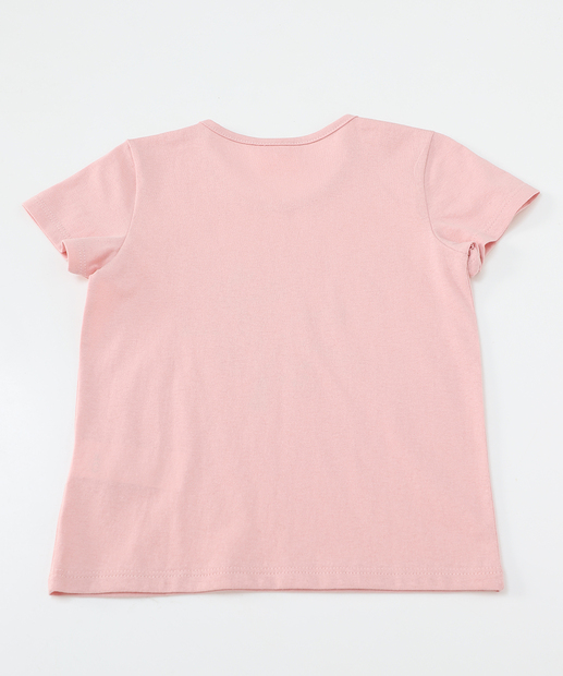 Blusa Infantil Estampa Stitch Disney Tam 4 a 10 Rosa