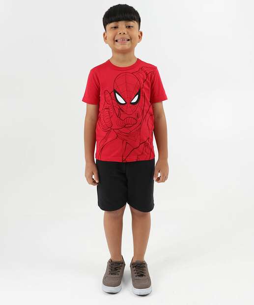 Camiseta Infantil Homem Aranha Marvel Tam 4 a 10