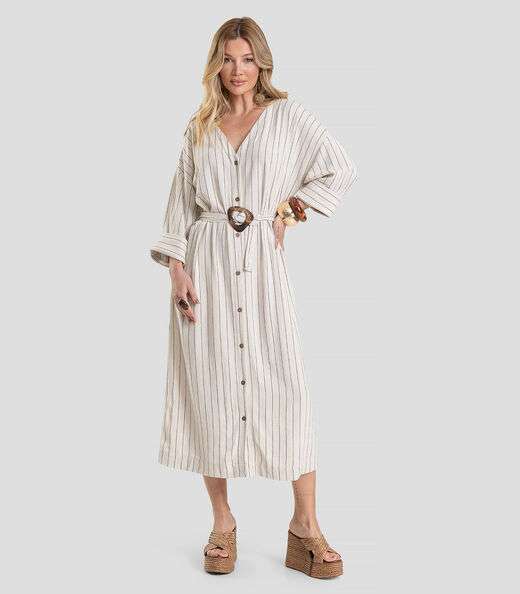 Image_Vestido Feminino Chemise Dianna Bege