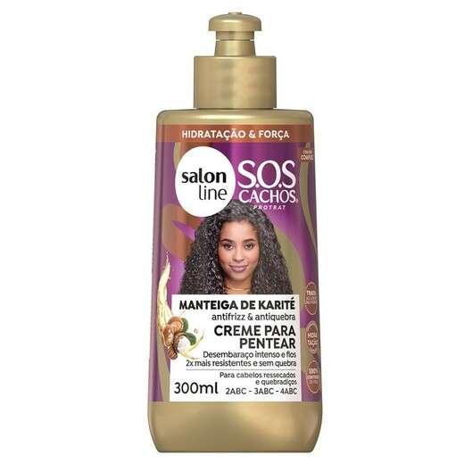 Image_Creme De Pentear Salon Line SOS Manteiga De Karité 300ml