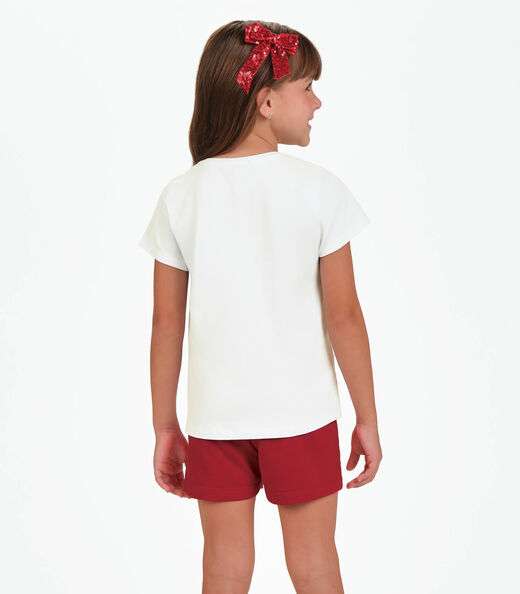 Blusa Cotton Leve Feminia Trick Nick Branco