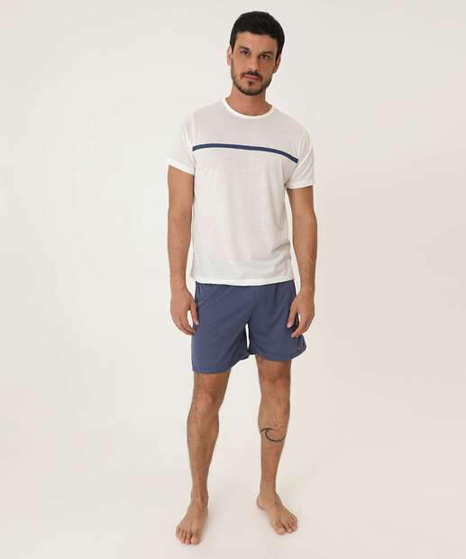 Pijama Masculino Manga Curta MR