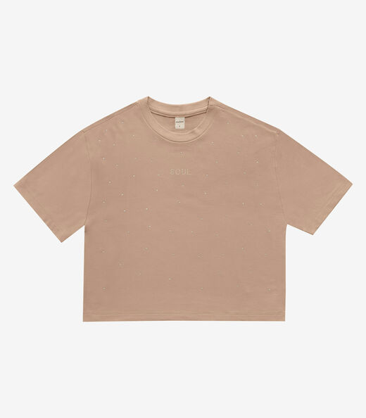 Blusa Feminina Molecotton de Viscose Rovitex Marrom