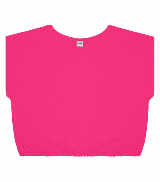 Blusa Feminina Manga Curta Rovitex Rosa