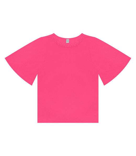 Blusa Feminina Manga Curta Rovitex Rosa