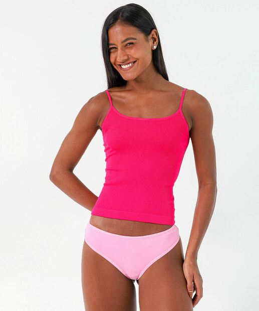 Kit 2 Calcinhas Fio Dental Microfibra Básicas Marisa