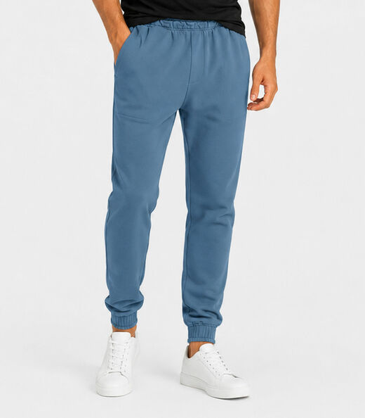 Calça Jooger Masculina Moletom Peluciado Select Azul