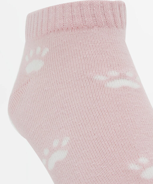 Kit 5 Pares Meias Soquete Feminina Gatos Marisa