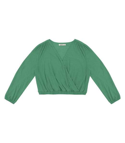 Blusa Feminina Plus Size Em Viscose Secret Glam Verde