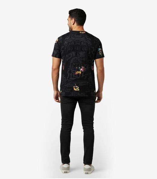 Camiseta Masculina Estampada Select Preto