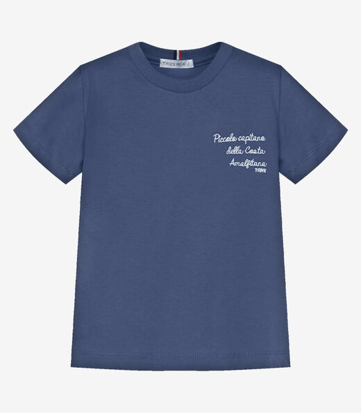 Conjunto Infantil Camiseta Com Bermuda Trick Nick Azul