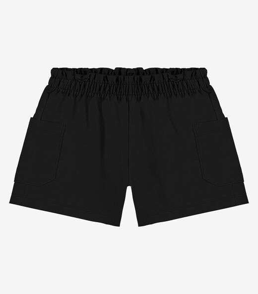 Image_Shorts Infantil Moletinho Basic Rovi Kids Preto