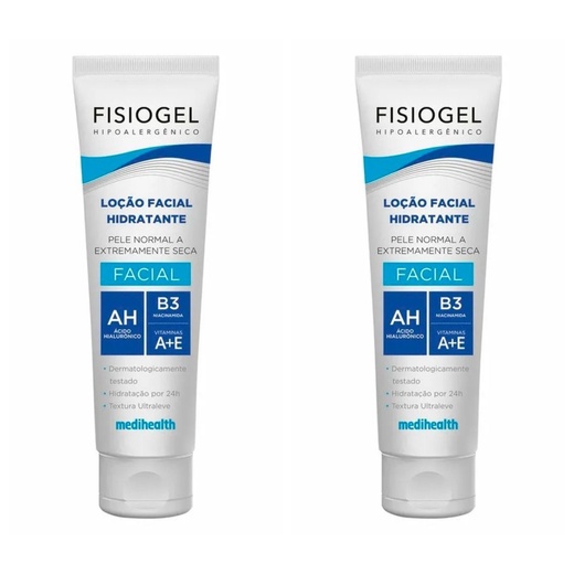 Image_Kit com 2 Unidades de Fisiogel Loção Facial Hidratante 50ml
