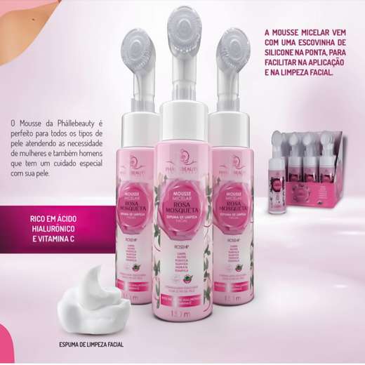 Sabonete Mousse Rosa Mosqueta Vivai