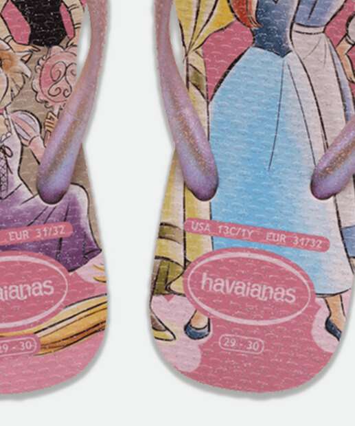 Chinelo Havaianas Infantil Princesas 