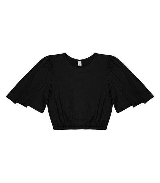 Blusa Cropped Feminina Rovitex Preto