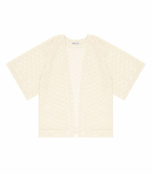 Kimono Feminino Em Tricot Endless Bege