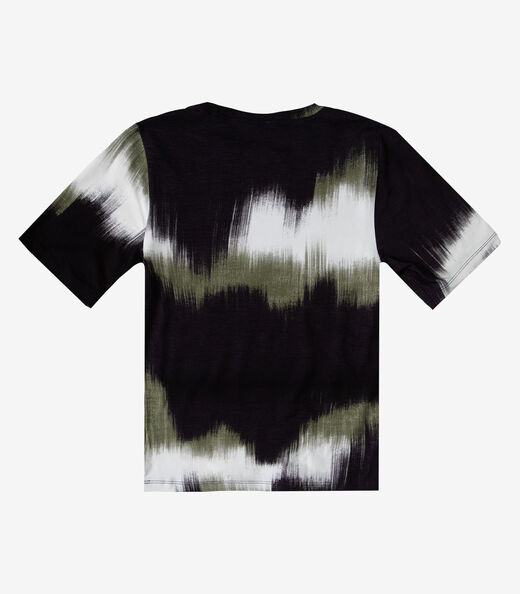 Blusa Feminina Estampada Viscotorcion Infinita Cor Preto
