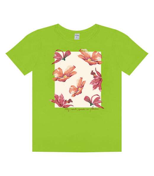 Camiseta Feminina Manga Curta Rovitex Verde