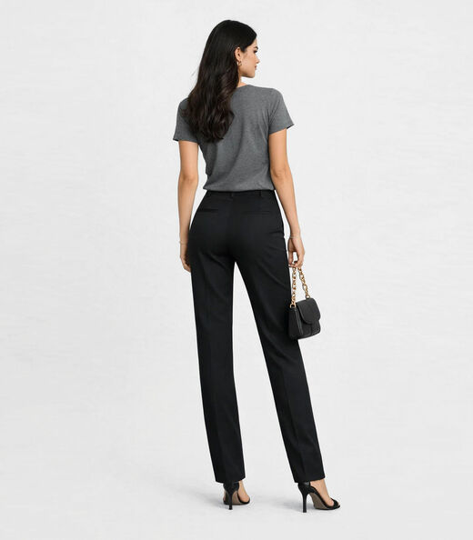 Blusa Feminina com Estampa Infinita Cor Cinza