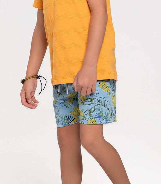 Bermuda Infantil Masculina Trick Nick Azul