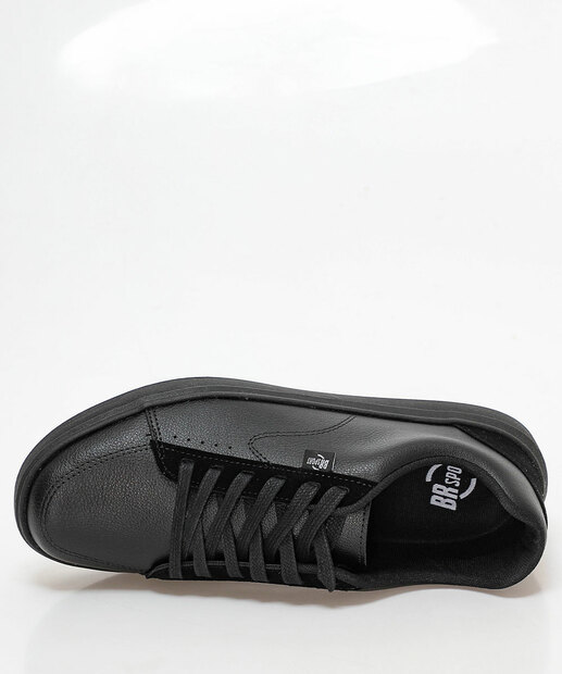 Tênis Masculino Casual Básico Preto 