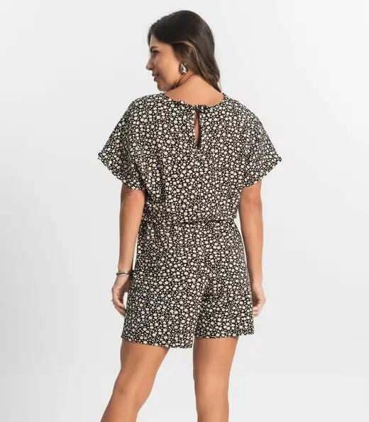 Macaquinho Feminino Molicotton Select Preto