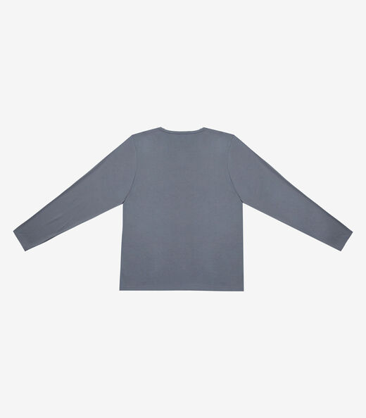 Blusa Térmica Masculina Plus Proteção UV Select Cinza