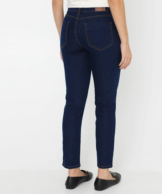Calça Feminina Jeans Cigarrete Sawary Azul