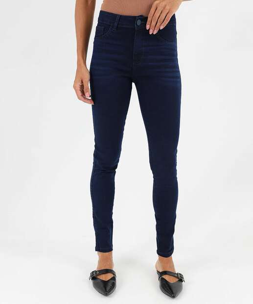 Calça Jeans Skinny Feminina Biotipo Azul