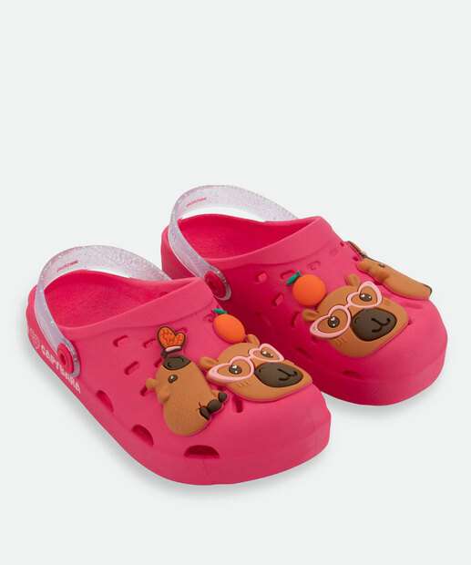 Image_Sandália Babuche Infantil Hype Grendene Rosa