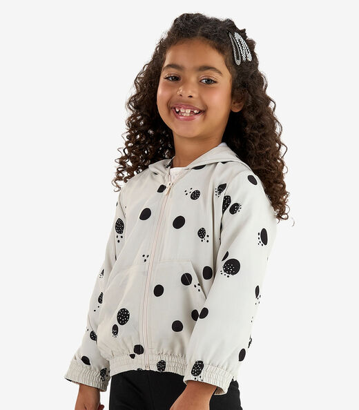 Jaqueta Corta-Vento Rovi Kids Branco