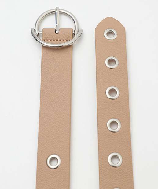 Cinto Feminino Fivela Marisa Bege