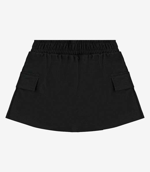 Shorts Saia Infantil Rovitex Kids Preto