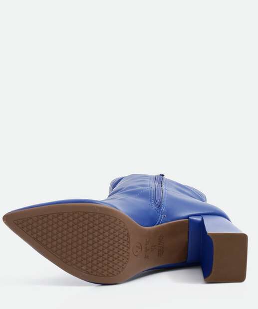 Bota Feminina Cano Curto Salto Grosso Via Uno 