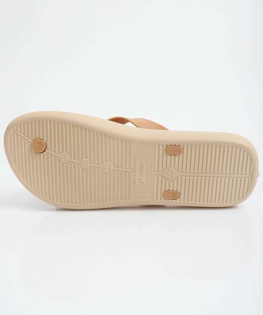 Chinelo Masculino Feel Urban Rider Bege