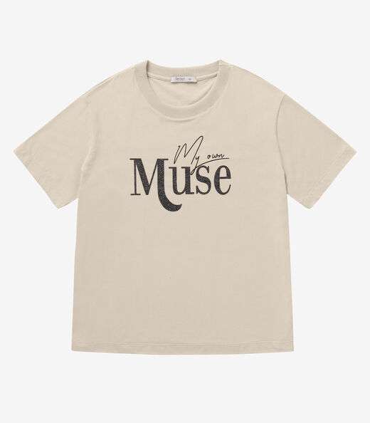 Image_Camiseta Feminina Plus Size Secret Glam Bege