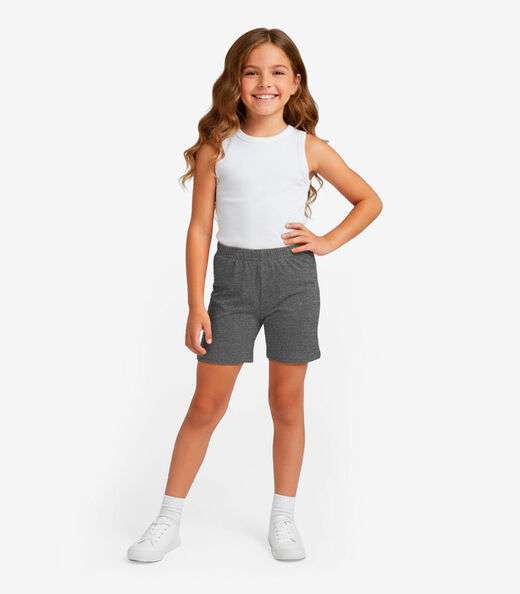 Image_Bermuda Ciclista Infantil Básica Soletex Cinza