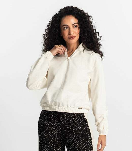 Blusão Feminino Rovitex Bege