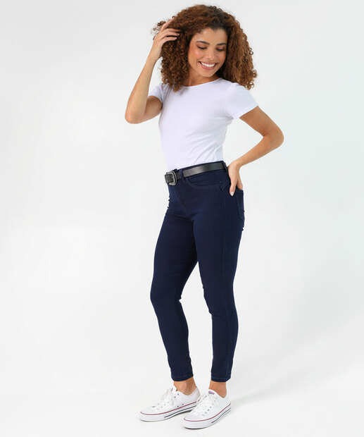Image_Calça Jeans Skinny Feminina Amaciada Biotipo Azul