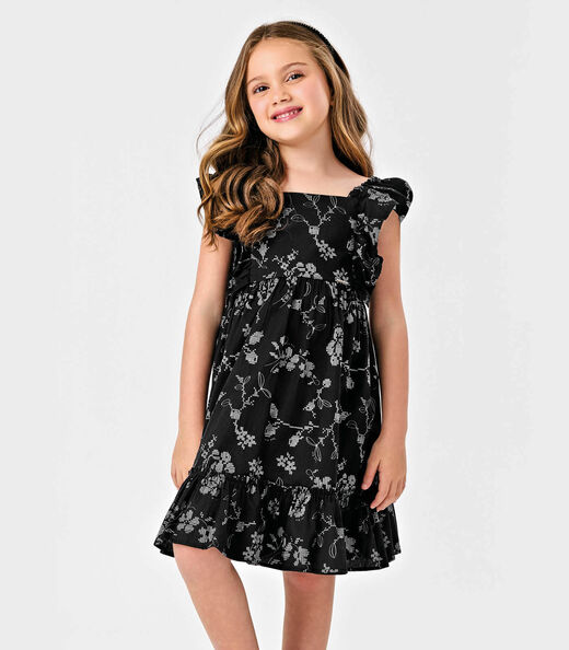 Image_Vestido Popeline Floral Bordado Trick Nick Preto