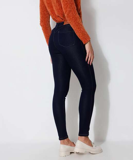 Calça Jeans Cigarrete Feminina Bolsos Jezzian  