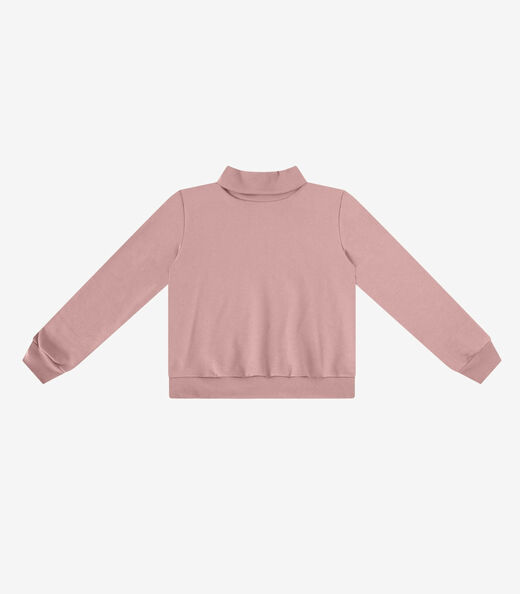 Image_Blusão Feminino Moletom Peluciado Básico Rovitex Rosa