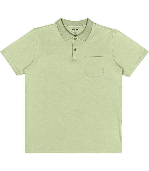 Camisa Masculina Polo Básica Rovitex Verde