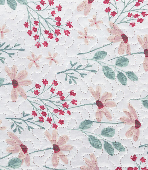 Colcha Dupla Face Solteiro 150 Fios Camesa Rosa
