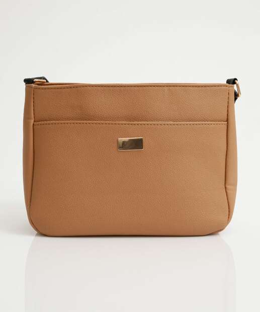 Bolsa Transversal Crossbody Feminina Marisa Bege