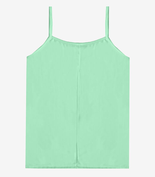 Blusa de Alça Feminina Malha Chanty Infinita Cor Verde