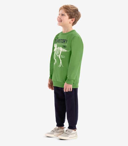 Image_Conjunto Infantil Blusão Com Calça Rovi Kids Verde