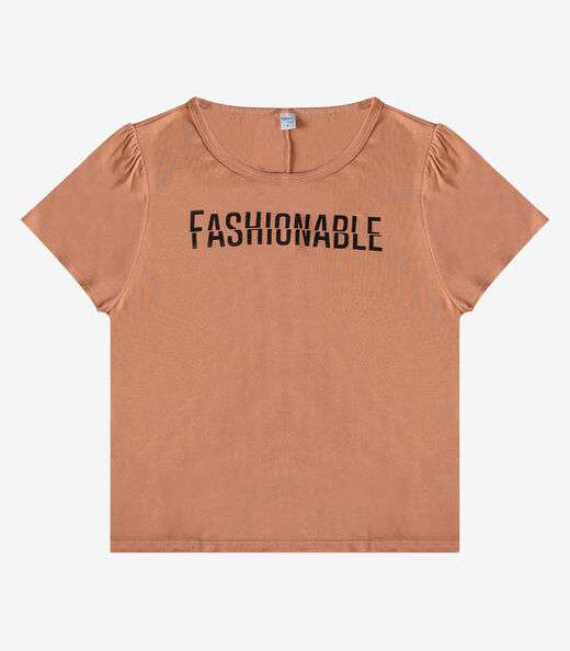 Blusa Feminina Em Visco Tricot Infinita Cor Marrom