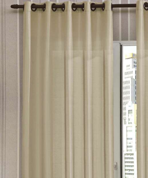 Cortina Rústica Poli Bella Janela